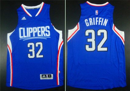 Maillot De Basket Los Angeles Clippers Blake Griffin 32 New Pattern Bleu